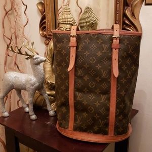 Authentic Louis Vuitton Bucket GM